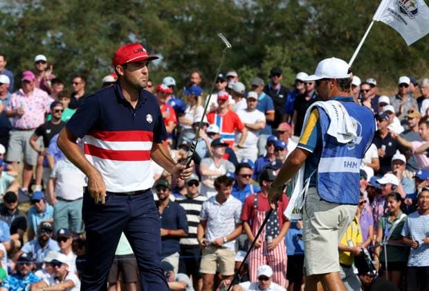 GOLF - Ryder Cup 2023 ROME,ITALY,01.OCT.23 - GOLF - Ryder Cup, Marco Simone Golf and Country Club. Image shows Xander Schauffele (USA).  GEPAxpictures xHansxOberlaender