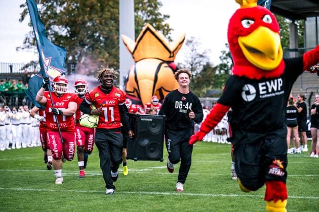 Erima German Football League Halbfinale 2023; Potsdam Royals - New Yorker Lions Braunschweig Erima German Football League Halbfinale 2023; Potsdam Royals Copyright: xBEAUTIFULxSPORTS NicolxMarschallx