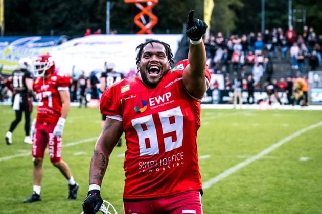 Erima German Football League Halbfinale 2023; Potsdam Royals - New Yorker Lions Braunschweig Erima German Football League Halbfinale 2023; Potsdam Royals Copyright: xBEAUTIFULxSPORTS NicolxMarschallx