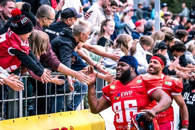 Erima German Football League Halbfinale 2023; Potsdam Royals - New Yorker Lions Braunschweig Erima German Football League Halbfinale 2023; Potsdam Royals - New Yorker Lions Braunschweig Copyright: xBEAUTIFULxSPORTS NicolxMarschallx