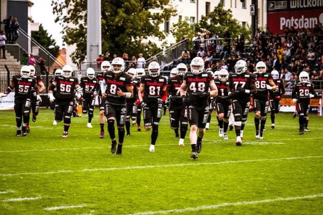 Erima German Football League Halbfinale 2023; Potsdam Royals - New Yorker Lions Braunschweig Erima German Football League Halbfinale 2023; New Yorker Lions Braunschweig Copyright: xBEAUTIFULxSPORTS NicolxMarschallx