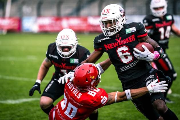 Erima German Football League Halbfinale 2023; Potsdam Royals - New Yorker Lions Braunschweig Erima German Football League Halbfinale 2023; Potsdam Royals - New Yorker Lions Braunschweig Copyright: xBEAUTIFULxSPORTS NicolxMarschallx