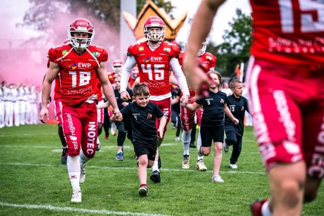 Erima German Football League Halbfinale 2023; Potsdam Royals - New Yorker Lions Braunschweig Erima German Football League Halbfinale 2023; Potsdam Royals Copyright: xBEAUTIFULxSPORTS NicolxMarschallx