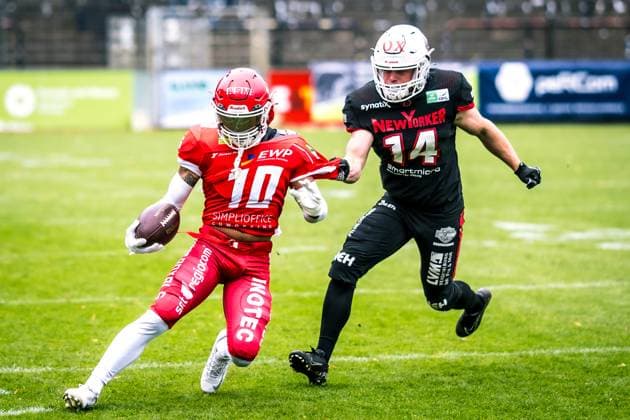 Erima German Football League Halbfinale 2023; Potsdam Royals - New Yorker Lions Braunschweig Erima German Football League Halbfinale 2023; Potsdam Royals - New Yorker Lions Braunschweig Copyright: xBEAUTIFULxSPORTS NicolxMarschallx