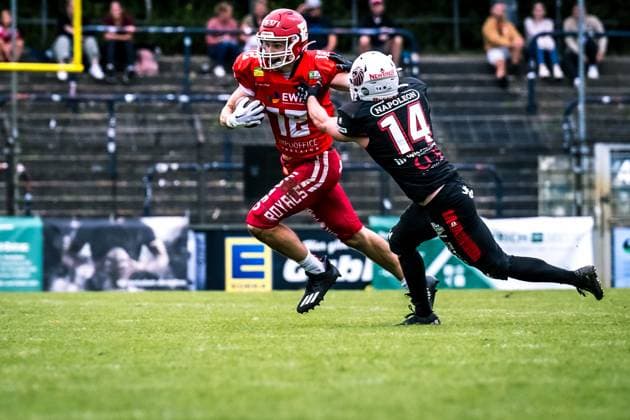 Erima German Football League Halbfinale 2023; Potsdam Royals - New Yorker Lions Braunschweig Erima German Football League Halbfinale 2023; Potsdam Royals - New Yorker Lions Braunschweig Copyright: xBEAUTIFULxSPORTS NicolxMarschallx
