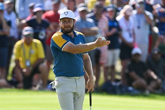 Ryder Cup 2023, Day Three, Singles, Golf, Marco Simone Golf & Country Club, Rome, Italy - 01 Oct 2023  Copyright: xGreigxCowie Shutterstockx 14130264db