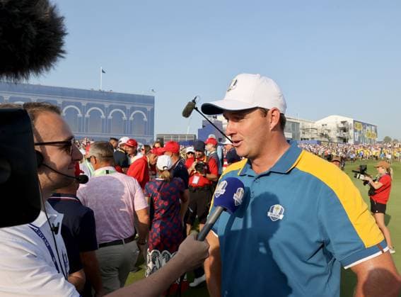 GOLF - Ryder Cup 2023 ROME,ITALY,01.OCT.23 - GOLF - Ryder Cup, Marco Simone Golf and Country Club. Image shows Sepp Straka (AUT EUR).  GEPAxpictures xHansxOberlaender