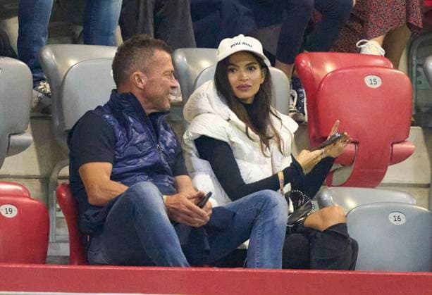 Sport Themen der Woche KW40 Sport Bilder des Tages Lothar Matthäus with former wife Anastasia Klimko in the Frauenbundesliga match FC BAYERN MÜNCHEN - 1.FC KOELN on Sept 30, 2023 in Munich, Germany. Season 2023 2024, 1.Bundesliga, FCB, München, matchday 6, 6.Spieltag