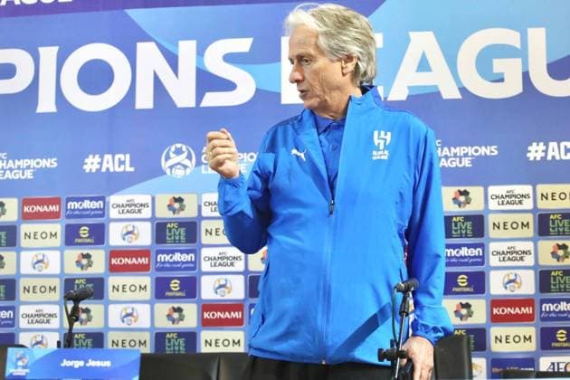 October 2, 2023, Tehran, Iran: Hilal s Portuguese coach JORGE JESUS speaks during a presser, on the eve of the the AFC Champions League Group D football match between IranÃ¢â‚¬â ¢s Nassaji Mazandaran and Saudi ArabiaÃ¢â‚¬â ¢s Al-Hilal. Tehran Iran - ZUMAi98_ 0306798941st Copyright: xFfirix