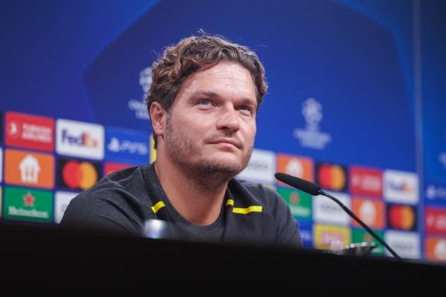 Sport Bilder des Tages 03.10.2023, Fussball, Saison 2023 2024, UCL, UEFA Champions League, Gruppenphase, 2. Spieltag, Borussia Dortmund - AC Milan, Cheftrainer Edin Terzic (Borussia Dortmund), Dortmund Signal Iduna Park NRW Deutschland xRHR-FOTO DEx Copyright: DennisxEwert RHR-FOTOx RHR-FOTO DE