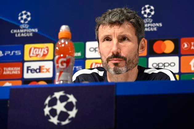 Media activities R Antwerp FC - Champions League 03 10 2023 ANTWERPEN, BELGIUM - OCTOBER 03 : Van Bommel Mark head coach of Antwerp FC pictured during a press conference, PK, Pressekonferenz of Royal Antwerp FC prior to the UEFA Champions League match between Royal Antwerp FC and Shaktar Donetsk on October 3, 2023 in Antwerpen, Belgium, 03 10 2023 Antwerpen Belgium  Copyright: xPeterxDexVoechtx