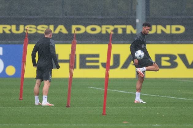 03.10.2023, Fussball, Saison 2023 2024, 1. Bundesliga, Training Borussia Dortmund, Felix Nmecha (Borussia Dortmund), Dortmund Trainingsgelände BVB NRW Deutschland xRHR-FOTO DEx Copyright: DennisxEwert RHR-FOTOx RHR-FOTO DE
