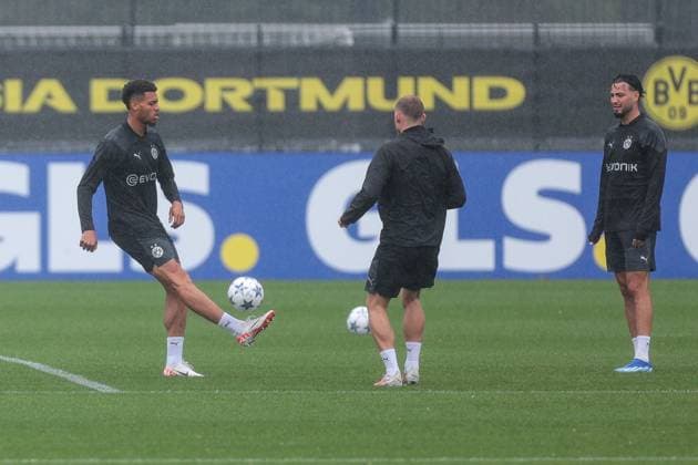 03.10.2023, Fussball, Saison 2023 2024, 1. Bundesliga, Training Borussia Dortmund, Felix Nmecha (Borussia Dortmund), Dortmund Trainingsgelände BVB NRW Deutschland xRHR-FOTO DEx Copyright: DennisxEwert RHR-FOTOx RHR-FOTO DE