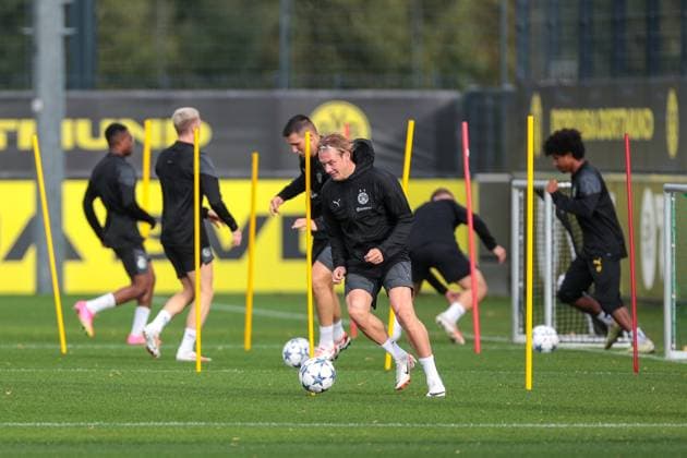03.10.2023, Fussball, Saison 2023 2024, 1. Bundesliga, Training Borussia Dortmund, Julian Brandt (Borussia Dortmund), Dortmund Trainingsgelände BVB NRW Deutschland xRHR-FOTO DEx Copyright: DennisxEwert RHR-FOTOx RHR-FOTO DE