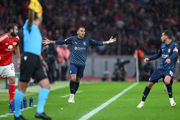 03.10.2023, Fussball, Champions League, 2. Spieltag, Saison 2023 2024, 1.FC Union Berlin - Sporting Braga, Rodrigo Zalazar Martinez (SC Braga) xRHR-FOTO TKx Copyright: RHR-FOTOx RHR-FOTO TK