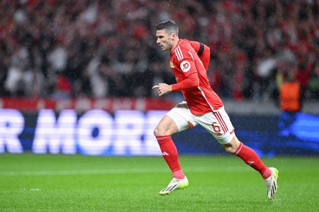 03.10.2023, Fussball, Champions League, 2. Spieltag, Saison 2023 2024, 1.FC Union Berlin - Sporting Braga, Robin Gosens (Union Berlin) xRHR-FOTO TKx Copyright: RHR-FOTOx RHR-FOTO TK