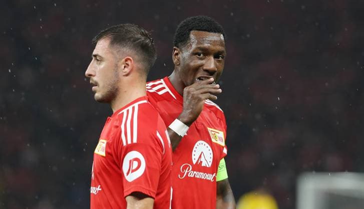 Josip Juranovic, Sheraldo Becker Aktion Oberkörper Fußball Fussball UEFA Champions League UCL Herren 2.Spieltag Saison 2023 2024 03.10.2023 1.FC Union Berlin FCU vs SC Braga Olympiastadion DFL regulations prohibit any use of photographs as image sequences and or quasi-video