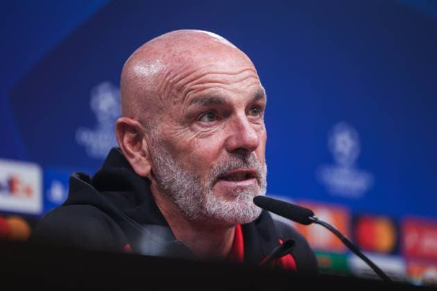 03.10.2023, Fussball, Saison 2023 2024, UCL, UEFA Champions League, Walkaround, Pressekonferenz AC Milan, Trainer Stefano Pioli (AC Milan), Dortmund Signal Iduna Park, NRW Deutschland xRHR-FOTO DEx Copyright: DennisxEwert RHR-FOTOx RHR-FOTO DE