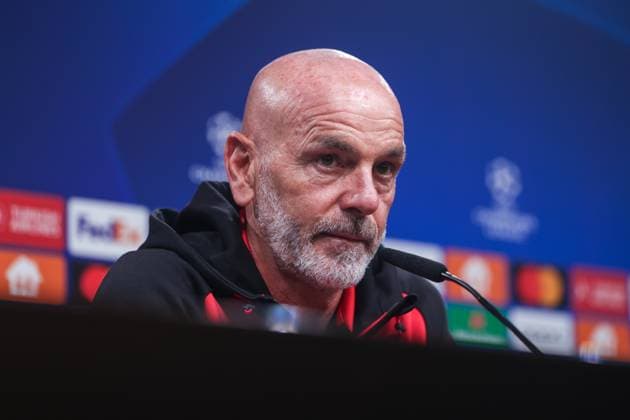 03.10.2023, Fussball, Saison 2023 2024, UCL, UEFA Champions League, Walkaround, Pressekonferenz AC Milan, Trainer Stefano Pioli (AC Milan), Dortmund Signal Iduna Park, NRW Deutschland xRHR-FOTO DEx Copyright: DennisxEwert RHR-FOTOx RHR-FOTO DE