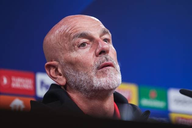 03.10.2023, Fussball, Saison 2023 2024, UCL, UEFA Champions League, Walkaround, Pressekonferenz AC Milan, Trainer Stefano Pioli (AC Milan), Dortmund Signal Iduna Park, NRW Deutschland xRHR-FOTO DEx Copyright: DennisxEwert RHR-FOTOx RHR-FOTO DE