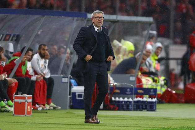 03.10.2023, xtgx, Fussball, UEFA Champions League, 1.FC Union Berlin - Sporting Braga emspor, v.l. Urs Fischer (Union Berlin, Trainer) (DFL DFB REGULATIONS PROHIBIT ANY USE OF PHOTOGRAPHS as IMAGE SEQUENCES and or QUASI-VIDEO) Olympiastadion