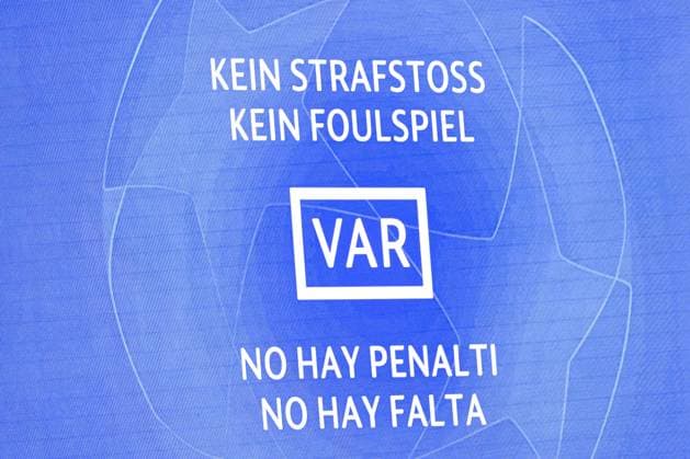 SOCCER - UEFA CL, RBS vs Sociedad iSALZBURG,AUSTRIA,03.OCT.23 - SOCCER - UEFA Champions League, group stage, Red Bull Salzburg vs Real Sociedad. Image shows the viedo wall; keywords: VAR.  GEPAxpictures xDanielxSchoenherr