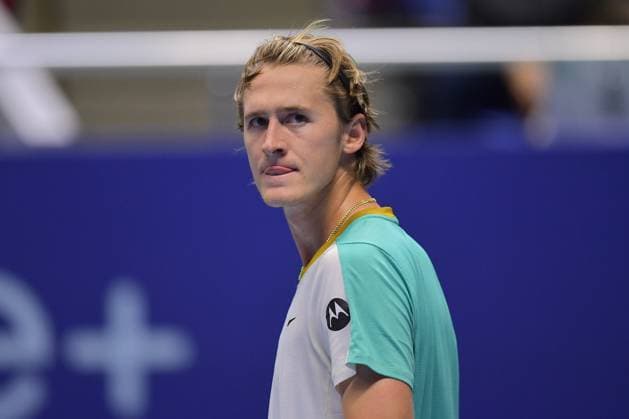 Sebastian KordaSebastian Korda TENNIS : Tournoi d Astana - Finale - ATP, Tennis Herren 250 - 03 10 2023 AndreyUdartsev Panoramic 