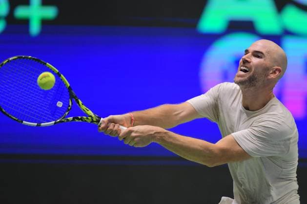 Adrian Mannarino TENNIS : Tournoi d Astana - Finale - ATP, Tennis Herren 250 - 03 10 2023 AndreyUdartsev Panoramic 