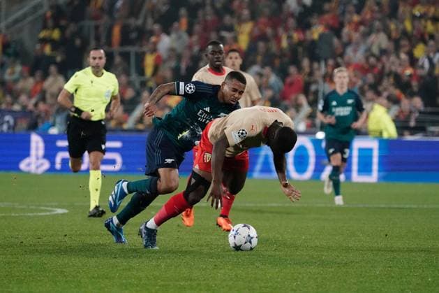 RC Lens v Arsenal, UEFA Champions League, Group B, Football, Estadio Bollaert-Delelis, Lens, France - 03 Oct 2023  Copyright: xDavidxWinter Shutterstockx 14134200w