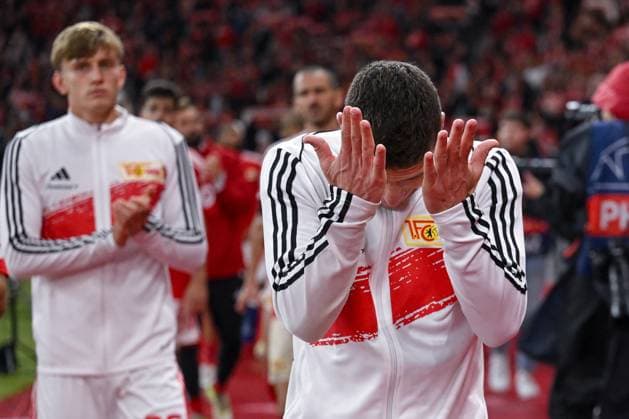 03.10.2023, Fussball, Champions League, 2. Spieltag, Saison 2023 2024, 1.FC Union Berlin - Sporting Braga, Robin Gosens (Union Berlin) xRHR-FOTO TKx Copyright: RHR-FOTOx RHR-FOTO TK