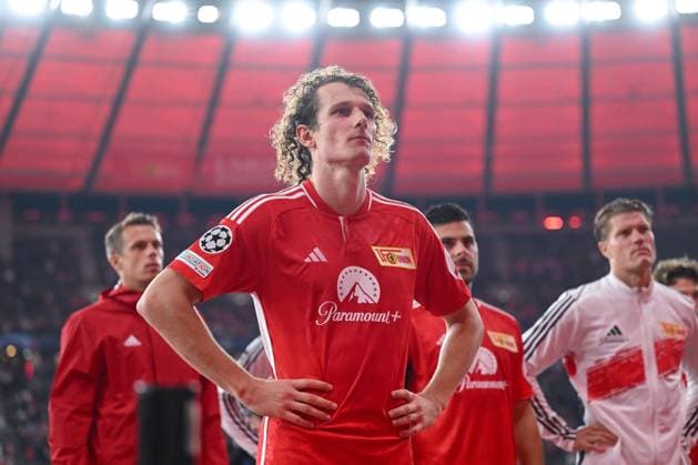 03.10.2023, Fussball, Champions League, 2. Spieltag, Saison 2023 2024, 1.FC Union Berlin - Sporting Braga, Alex Kral (Union Berlin) xRHR-FOTO TKx Copyright: RHR-FOTOx RHR-FOTO TK