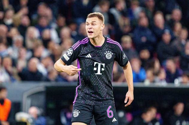 Joshua Kimmich (FC Bayern Muenchen, 06) DEN, FC Kopenhagen vs. FC Bayern Muenchen, Fussball, Champions League, Gruppe A, Spieltag 2, Saison 2023 2024, 03.10.2023 DEN, FC Kopenhagen vs. FC Bayern Muenchen, Fussball, Champions League, Gruppe A, Spieltag 2, Saison 2023 2024, 03.10.2023 Kopenhagen Copyright: xEibner-Pressefoto MarcelxvonxFehrnx EP_MFN