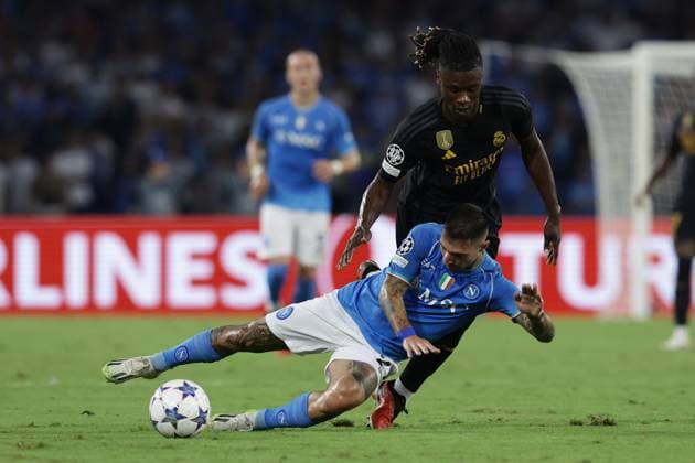 Foto Alessandro Garofalo LaPresse 03 ottobre 2023 Napoli, Italia - Calcio - Champions League 2023 2024 - Napoli Vs Real Madrid - Stadio Diego Armando Maradona. Nella foto: October 03, 2023 Naples, Italy Sport - Soccer - Champions League 2023 2024 - Napoli Vs Real Madrid Diego Armando Maradona stadium. In the picture:  Copyright: xAlessandroxGarofalo LaPressex