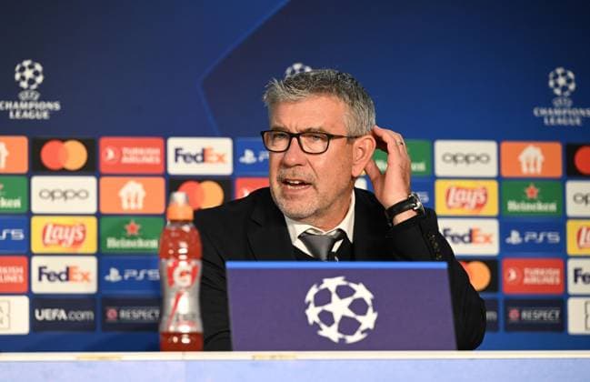 Fussball, Herren, Saison 2023 2024, UEFA Champions League (Gruppe C, 2. Spieltag), 1. FC Union Berlin - Sporting Braga, Trainer Urs Fischer (1. FC Union), 03.10. 2023, Copyright: xMatthiasxKochx