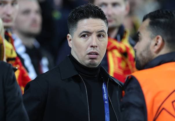 Lens, France, 3rd October 2023. Ex Arsenal player, Samir Nasri during the UEFA Champions League match at the Estadio Bollaert Delelis, Lens. Picture credit should read: David Klein Sportimage EDITORIAL USE ONLY. No use with unauthorised audio, video, data, fixture lists, club league logos or live services. Online in-match use limited to 120 images, no video emulation. No use in betting, games or single club league player publications. SPI-2623-0045