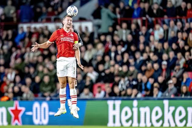 EINDHOVEN, Netherlands, 03-10-2023, SPO, Philips stadium, Champions League, season 2023 2024, PSV player Luuk de Jong during the match PSV - Sevilla, Netherlands, Eindhoven on 3 oktober 2023 PSV - Sevilla  x22613438x Copyright: