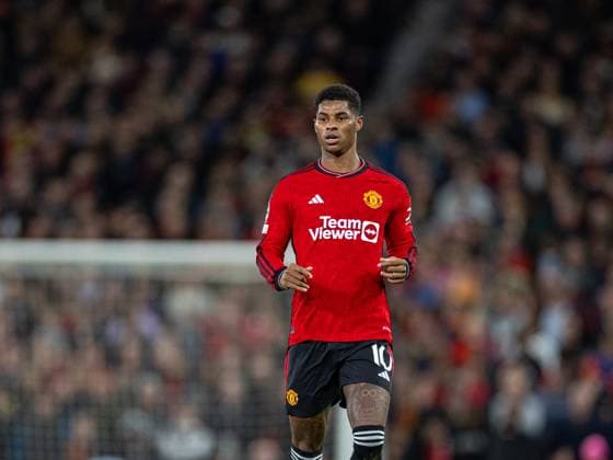 Football - UEFA Champions League - Group A - Manchester United, ManU FC v Galatasaray S.K. MANCHESTER, ENGLAND - Tuesday, October 3, 2023: Manchester United s Marcus Rashford during the UEFA Champions League Group A match between Manchester United FC and Galatasaray S.K. at Old Trafford. MANCHESTER Old Trafford GREATER MANCHESTER ENGLAND  Copyright: xDavidxRawcliffex P2023-10-03-Man_Utd_Galatasaray-44