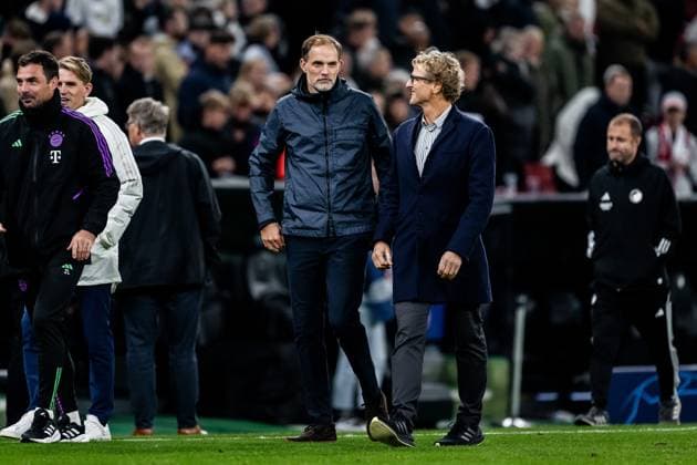231003 head coach Thomas Tuchel of Bayern Munich after the UEFA Champions League football match between FC Copenhagen and Bayern Munich on October 3, 2023 in Köpenhamn. Photo: Petter Arvidson BILDBYRAN kod PA PA0658 fotboll football soccer fotball champions league fc copenhagen bayern münchen bbeng bayern munich fc köpenhamn Copyright: PETTERxARVIDSON BB231003PA163