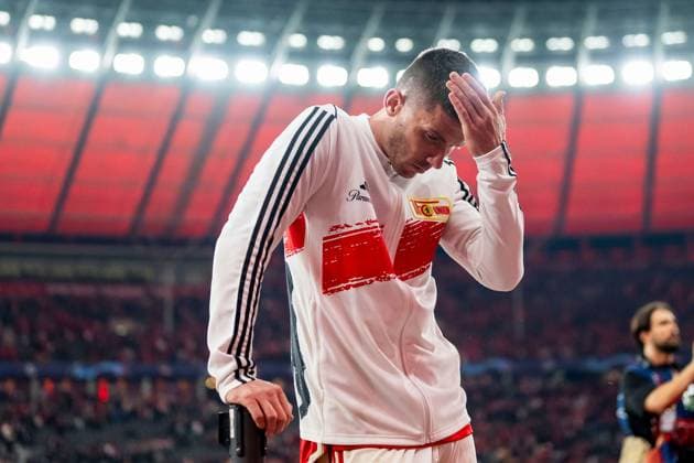 03.10.2023, xfrx, Fussball UEFA Champions League, Union Berlin - Sporting Braga emspor, v.l. Robin Gosens (Union Berlin) (DFL DFB REGULATIONS PROHIBIT ANY USE OF PHOTOGRAPHS as IMAGE SEQUENCES and or QUASI-VIDEO) Berlin