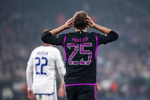 FC Copenhagen v Bayern Munich, UEFA Champions League football, Copenhagen, Denmark Copenhagen, Denmark. 03rd, October 2023. Thomas Müller (25) of Bayern Munich seen during the UEFA Champions League match between FC Copenhagen and Bayern Munich at Parken in Copenhagen. Copenhagen Denmark  Copyright: xGonzalesxPhoto DejanxObretkovicx