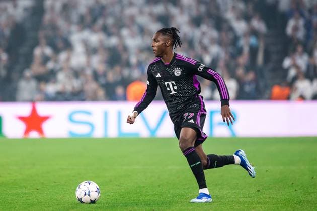 FC Copenhagen v Bayern Munich, UEFA Champions League football, Copenhagen, Denmark Copenhagen, Denmark. 03rd, October 2023. Mathys Tel (39) of Bayern Munich seen during the UEFA Champions League match between FC Copenhagen and Bayern Munich at Parken in Copenhagen. Copenhagen Denmark  Copyright: xGonzalesxPhoto DejanxObretkovicx