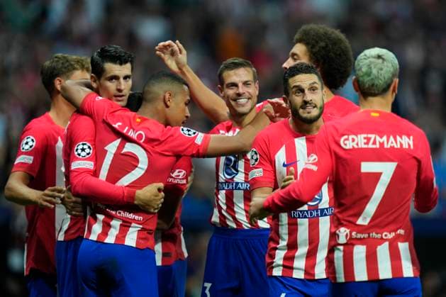 ESP: Atletico de Madrid v Feyenoord. UEFA Champions League match, Group E, date 2 Alvaro Morata of Atletico de Madrid celebrates after scoring goal during the UEFA Champions League match, Group E, between Atletico de Madrid and Feyenoord played at Civitas Mertropolitano Stadium on October 4, 2023 in Madrid, Spain. kpng Copyright: xCesarxCebollax xPRESSINPHOTOx PS_231004_041