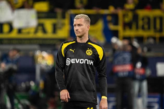 GER, Champions League BV Borussia Dortmund vs AC Mailand Milan 04.10.2023, Signal Iduna Park, Dortmund, GER, Champions League BV Borussia Dortmund vs AC Mailand Milan Im Bild: Marco Reus (BV Borussia Dortmund, 11)