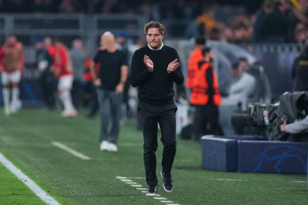 04.10.2023, Fussball, Saison 2023 2024, UEFA Champions League, Gruppenphase, Borussia Dortmund - AC Milan, Cheftrainer Edin Terzic (Borussia Dortmund), Dortmund Signal Iduna Park NRW Deutschland xRHR-FOTO DEx Copyright: DennisxEwert RHR-FOTOx RHR-FOTO DE