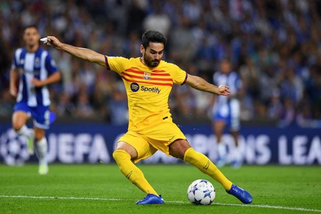 Estadio do Dragao Ilkay Gundogan of Barcelona, during the match between Porto and Barcelona, in the 2nd round of Group H of the UEFA Champions League 2023 2024 at Estadio do Dragao this Wednesday, 04. 30761 (Daniel Castro SPP) Copyright: xDanielxCastrox xSPPx spp-en-DaCa-DVC_2586