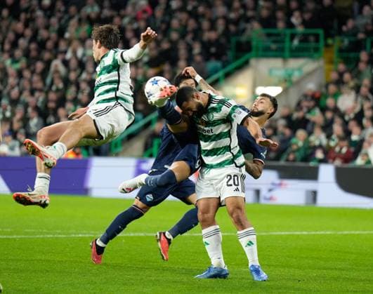 EDITORIAL USE ONLY No use with unauthorised audio, video, data, fixture lists, club league logos or live services. Online in-match use limited to 120 images, no video emulation. No use in betting, games or single club league player publications. Celtic v Lazio, UEFA Champions League, Group E, Football, Celtic Park, Glasgow, UK - 04 Oct 2023 EDITORIAL USE ONLY No use with unauthorised audio, video, data, fixture lists, club league logos or live services. Online in-match use limited to 120 images, no video emulation. No use in betting, games or single club league player publications. Copyright: xStuartxWallace Shutterstockx 14134539af