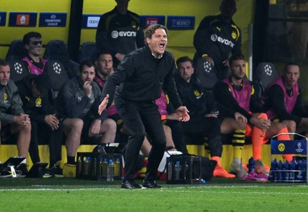 Trainer Edin Terzic (Borussia Dortmund) 04.10.2023, Fussball Champions League, Saison 2023 2024, Vorrunde, 2. Spieltag, Borussia Dortmund - AC Mailand Dortmund Signal Iduna Park Nordrhein Westfalen Deutschland