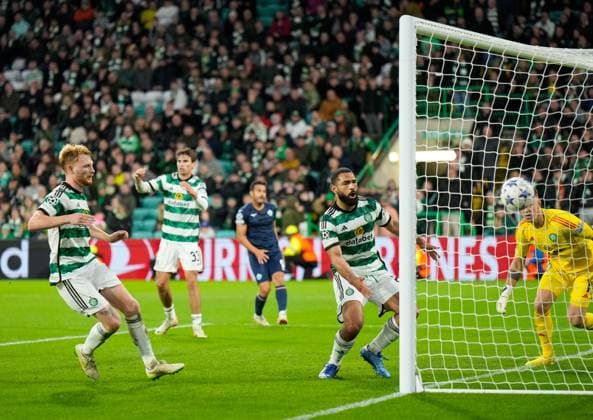 EDITORIAL USE ONLY No use with unauthorised audio, video, data, fixture lists, club league logos or live services. Online in-match use limited to 120 images, no video emulation. No use in betting, games or single club league player publications. Celtic v Lazio, UEFA Champions League, Group E, Football, Celtic Park, Glasgow, UK - 04 Oct 2023 EDITORIAL USE ONLY No use with unauthorised audio, video, data, fixture lists, club league logos or live services. Online in-match use limited to 120 images, no video emulation. No use in betting, games or single club league player publications. Copyright: xStuartxWallace Shutterstockx 14134539an