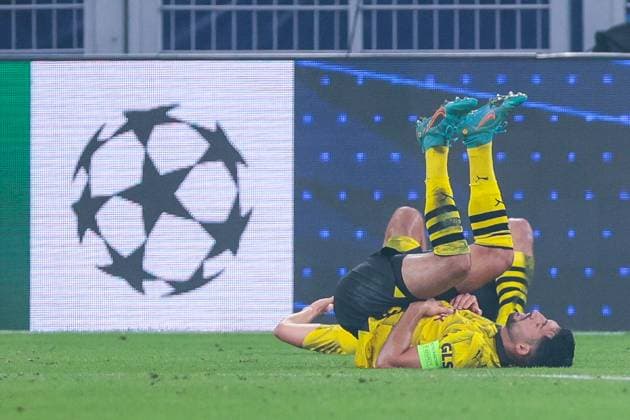 04.10.2023, Fussball, Saison 2023 2024, UEFA Champions League, Gruppenphase, Borussia Dortmund - AC Milan, Emre Can (Borussia Dortmund), Dortmund Signal Iduna Park NRW Deutschland xRHR-FOTO DEx Copyright: DennisxEwert RHR-FOTOx RHR-FOTO DE