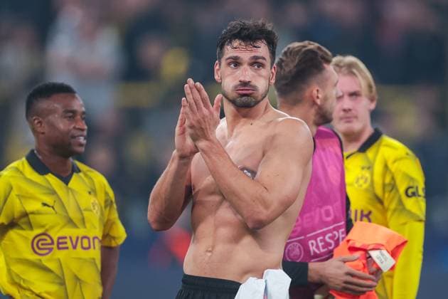 Sport Bilder des Tages 04.10.2023, Fussball, Saison 2023 2024, UEFA Champions League, Gruppenphase, Borussia Dortmund - AC Milan, Mats Hummels (Borussia Dortmund), Dortmund Signal Iduna Park NRW Deutschland xRHR-FOTO DEx Copyright: DennisxEwert RHR-FOTOx RHR-FOTO DE